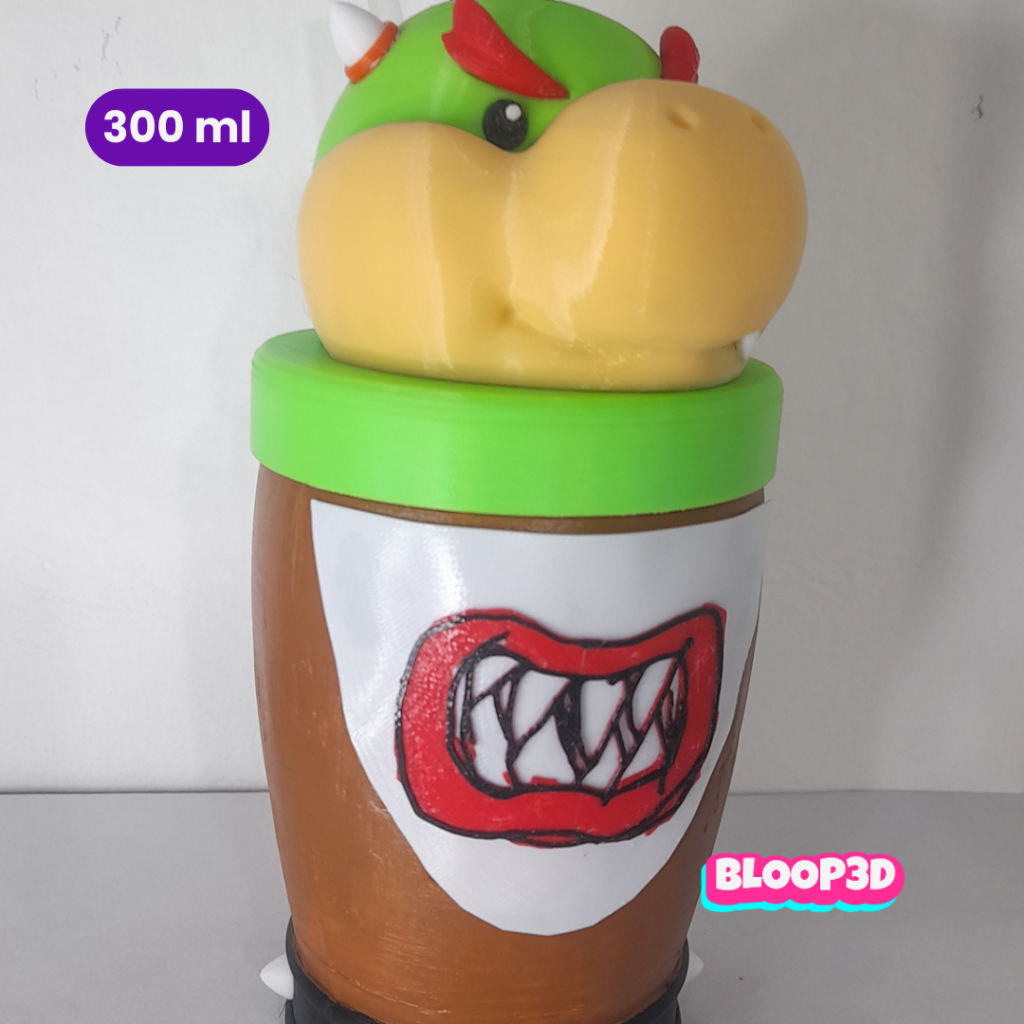 Vaso Milkshake Bowser Jr. Mario Galaxy