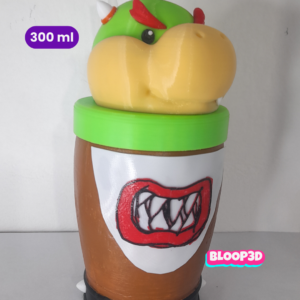 Vaso Milkshake Bowser Jr. Mario Galaxy