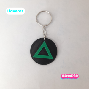 Llavero botón de PlayStation impreso en 3D