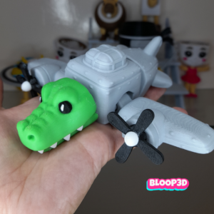 Figura de Bombardilo Crocodrilo impresa en 3D – 10 cm