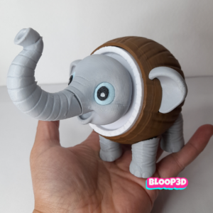 Figura de Cocofanto Elefanto impresa en 3D – 10 cm