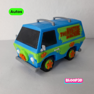 Auto Máquina del misterio de Scooby-Doo impreso en 3D – 10 cm