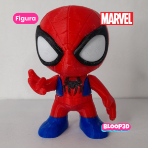 Figura de Spiderman chibi impresa en 3D – 10 cm