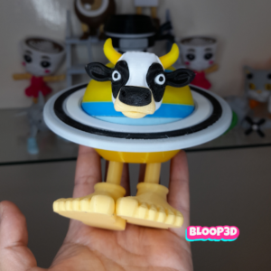 Figura de Vaca Saturno Saturnita impresa en 3D – 10 cm