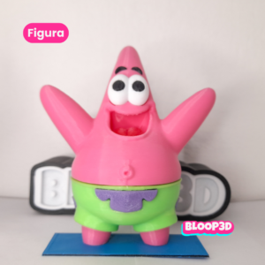 Figura de Patricio Estrella impresa en 3D – 12 cm