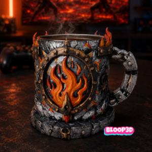 Taza Netherrealm Scorpion impresa en 3D