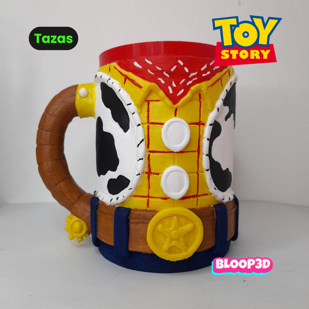 Taza inspirada en Woody impresa en 3D - Image 2