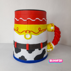 Taza de Jessie impresa en 3D inspirada en Toy Story