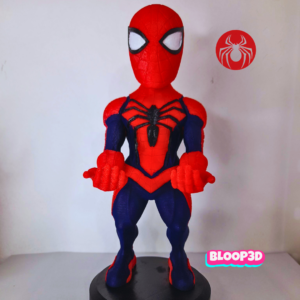 Soporte para joystick de Spider-Man impreso en 3D con figura y base